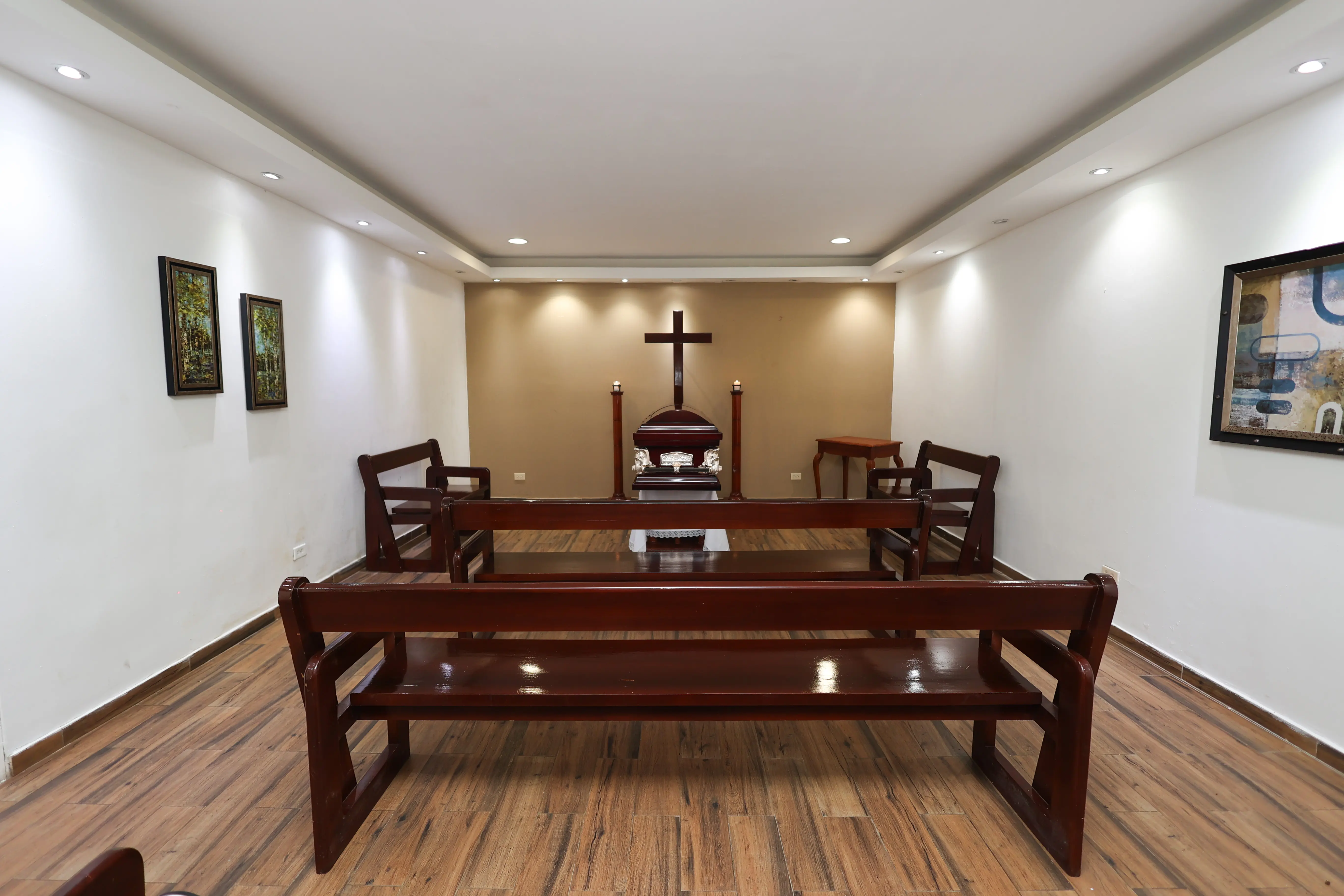 Sala de velación vista panorámica